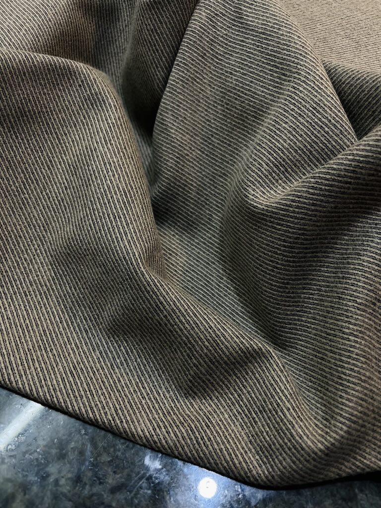 31116165 a پارچه گاباردین Classic Olive Wool Gabardine - Image 1