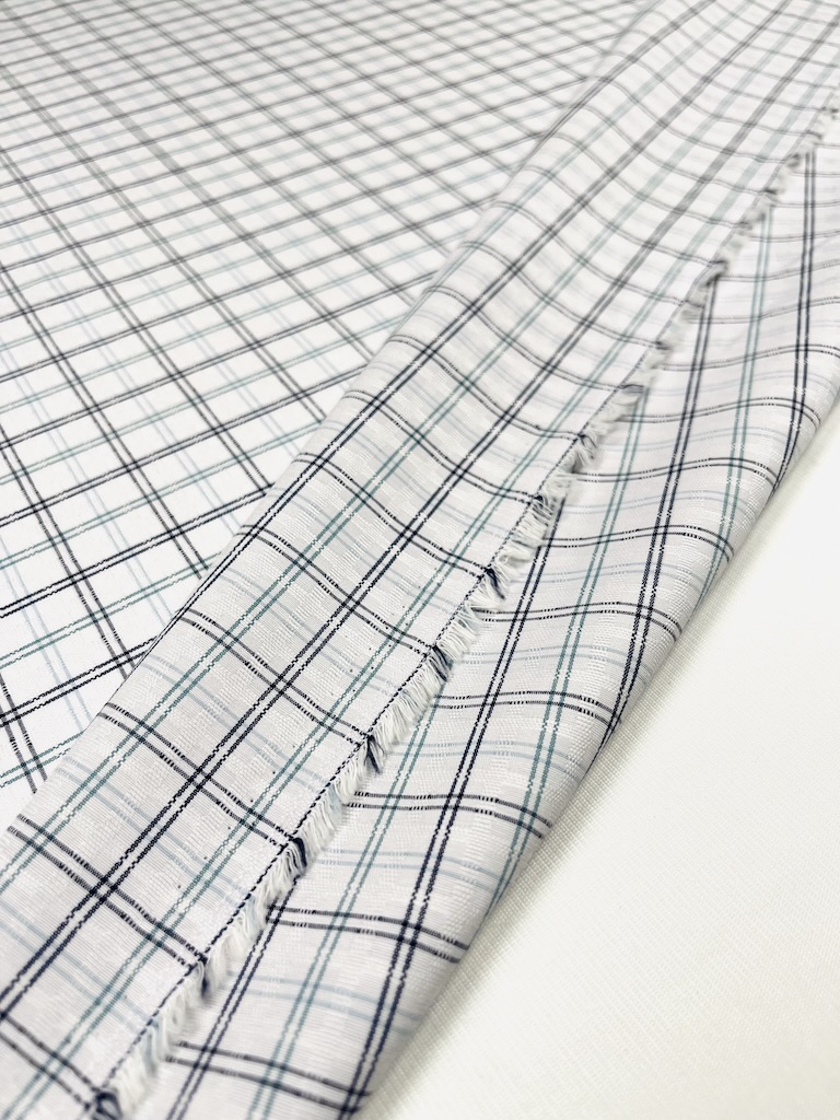 11519310.6Width 150 پارچه تترون Arctic Check Poly-Cotton - Image 1