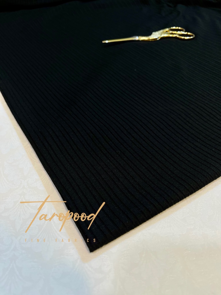 31115931 a پارچه تریکو Striped Rib Knit - Image 1