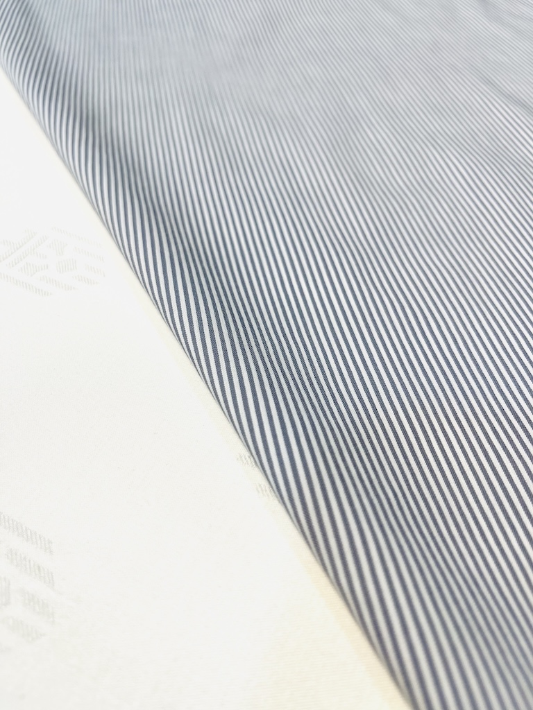 31116356 a پارچه راه راه Silver Line Micro Stripe - Image 1