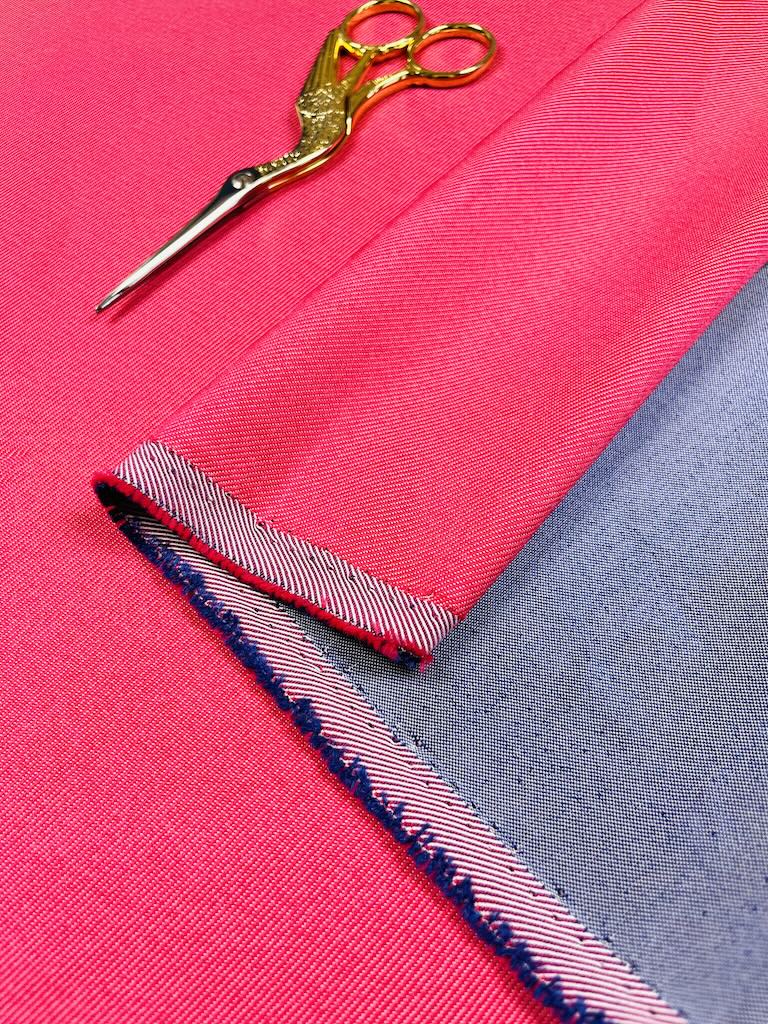 C24-454.5 k ba roll12.1 mWidth 165372 g / m پارچه ساتن Fuchsia Pink Duvia Satin - Image 1