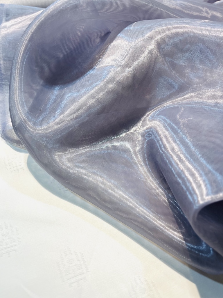 41111866575.83Light gray Organza پارچه ارگانزا Light Silver Organza - Image 1