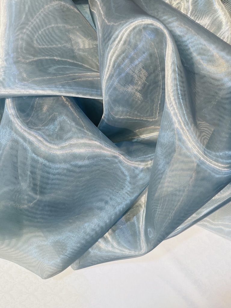4111186659 $5.83ارگانزا آبی صدفی پارچه ارگانزا Seafoam Organza - Image 1