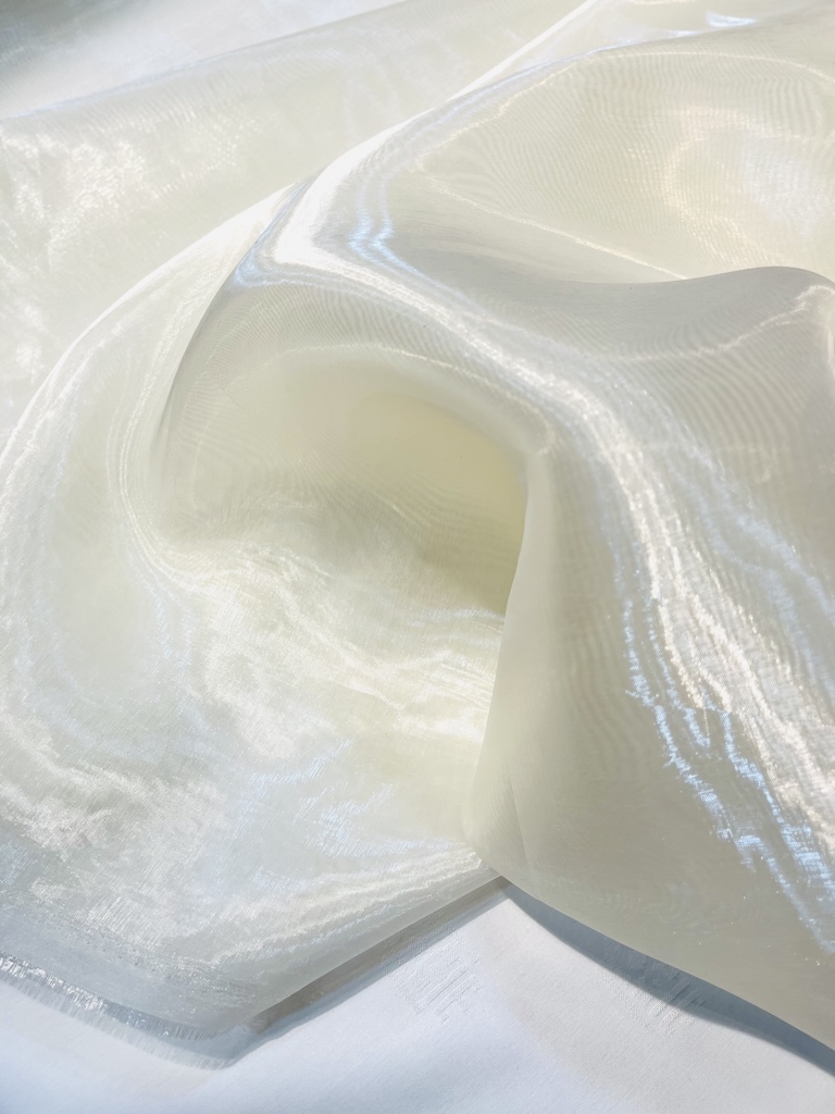 411118666325.83Cream Organza پارچه ارگانزا Cream Organza - Image 1